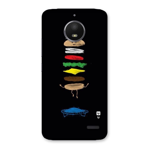 Burger Jump Back Case for Moto E4