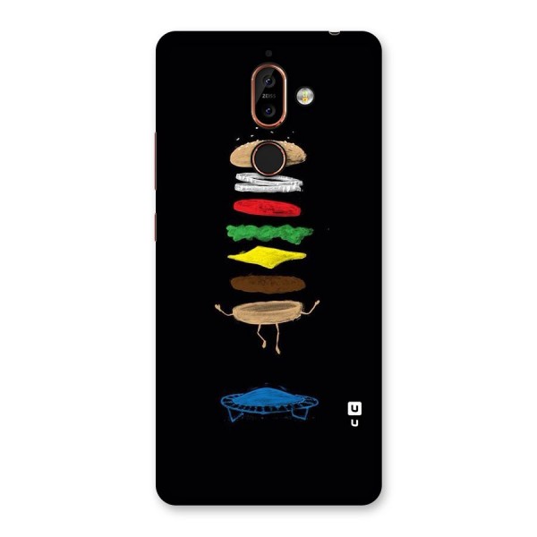 Burger Jump Back Case for Nokia 7 Plus