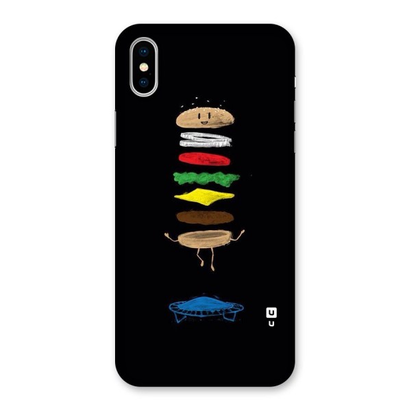 Burger Jump Back Case for iPhone X