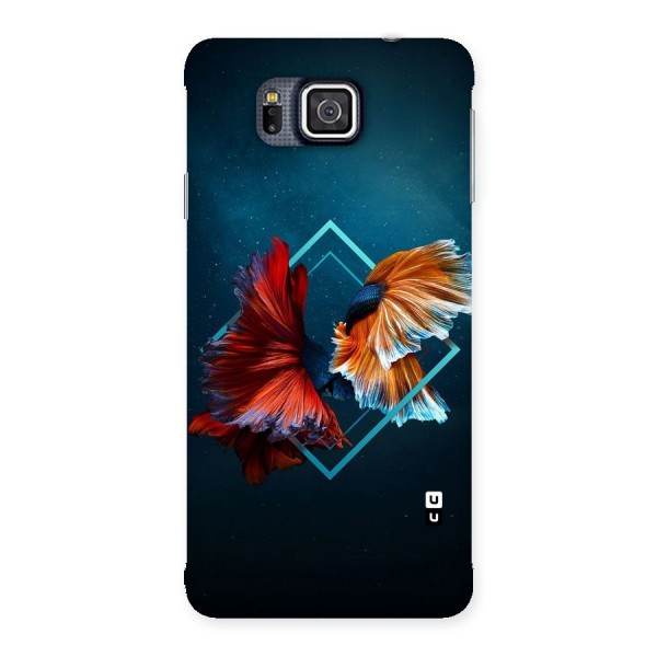 Butterfly Diamond Design Back Case for Galaxy Alpha