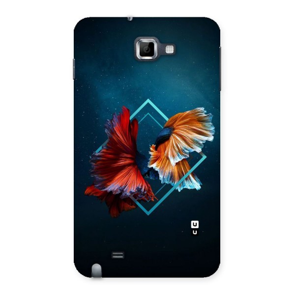 Butterfly Diamond Design Back Case for Galaxy Note