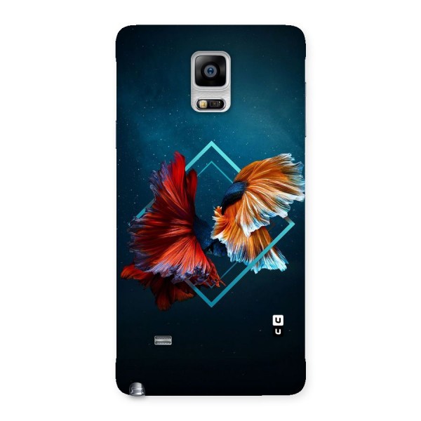 Butterfly Diamond Design Back Case for Galaxy Note 4