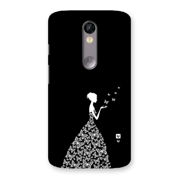 Butterfly Dress Back Case for Moto X Force