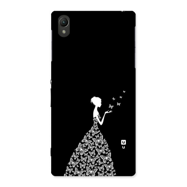 Butterfly Dress Back Case for Sony Xperia Z1