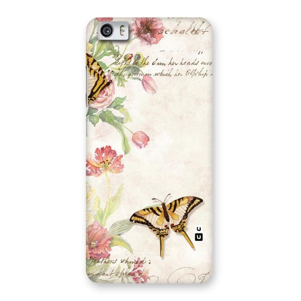 Butterfly Floral Back Case for Xiaomi Redmi Mi5