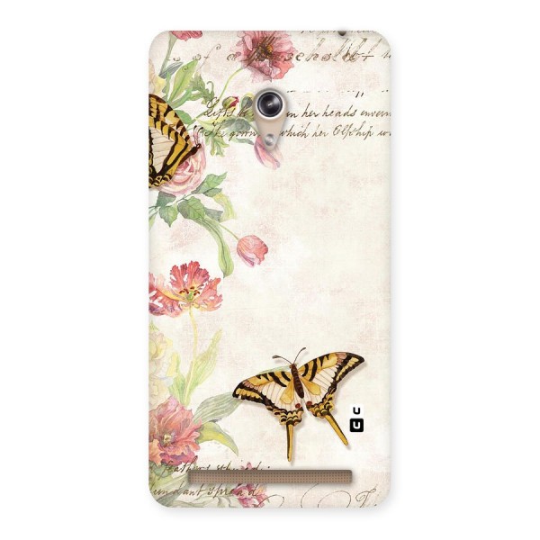 Butterfly Floral Back Case for Zenfone 6