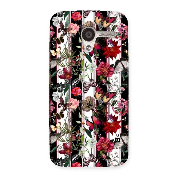 Butterfly Flowers Back Case for Moto X