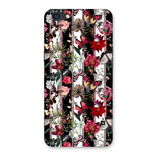 Butterfly Flowers Back Case for Oppo A71