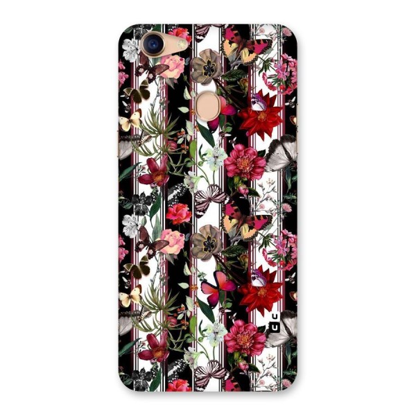 Butterfly Flowers Back Case for Oppo F5