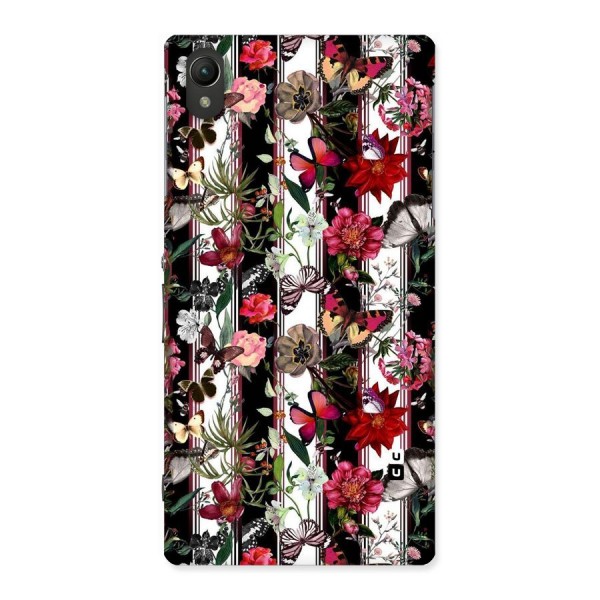 Butterfly Flowers Back Case for Sony Xperia Z1