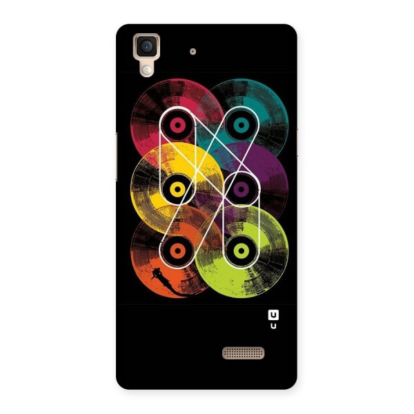 CD Tapes Back Case for Oppo R7