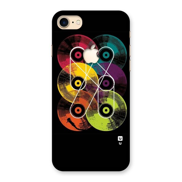 CD Tapes Back Case for iPhone 7 Apple Cut