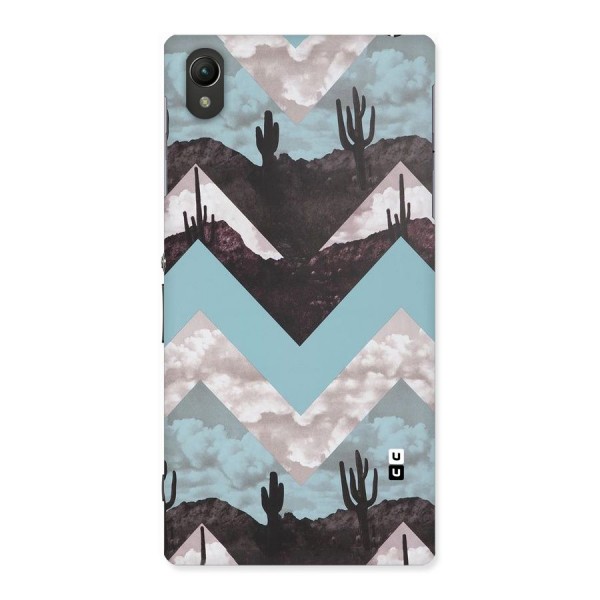 Cacutus Zig Zag Pattern Back Case for Sony Xperia Z1