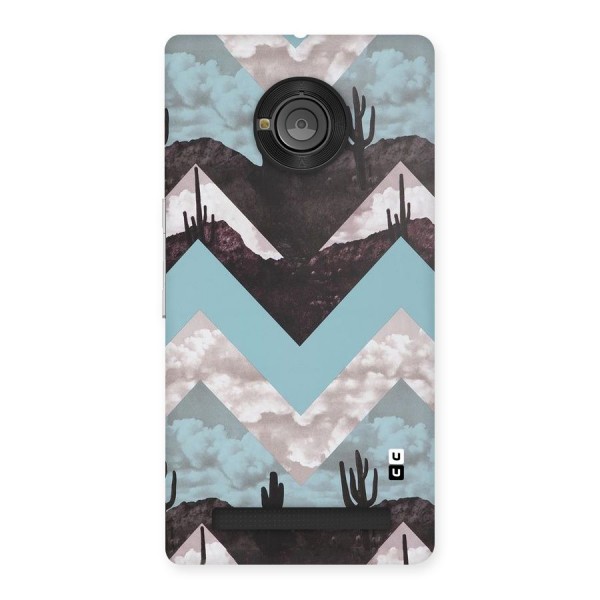 Cacutus Zig Zag Pattern Back Case for Yu Yuphoria