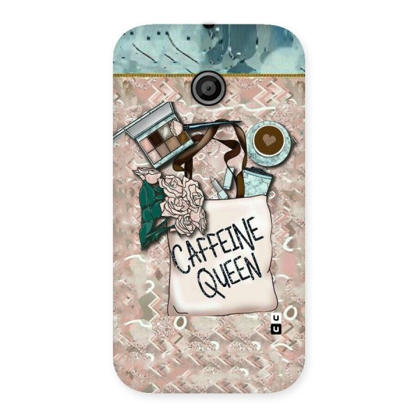 Caffeine Queen Back Case for Moto E