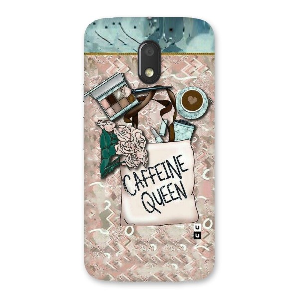 Caffeine Queen Back Case for Moto E3 Power