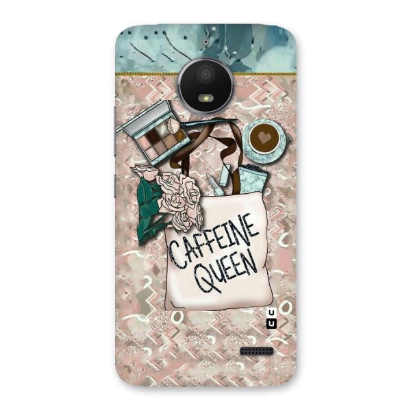 Caffeine Queen Back Case for Moto E4