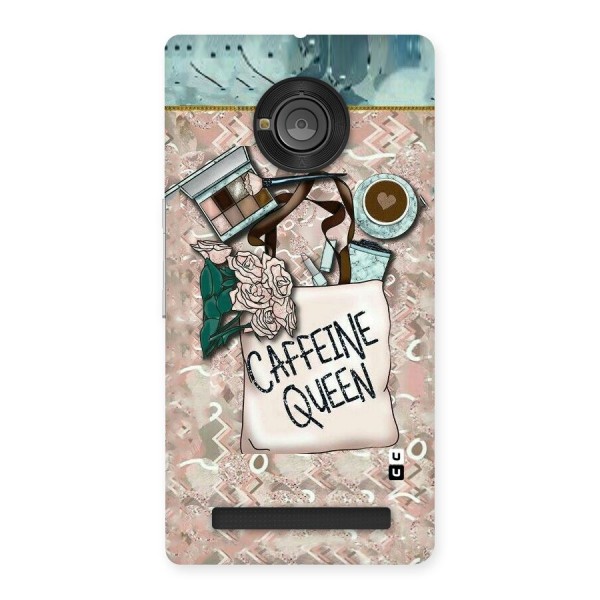 Caffeine Queen Back Case for Yu Yuphoria