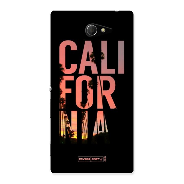 California Back Case for Sony Xperia M2