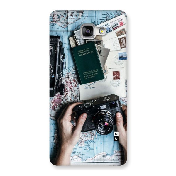 Camera and Postcards Back Case for Galaxy A9