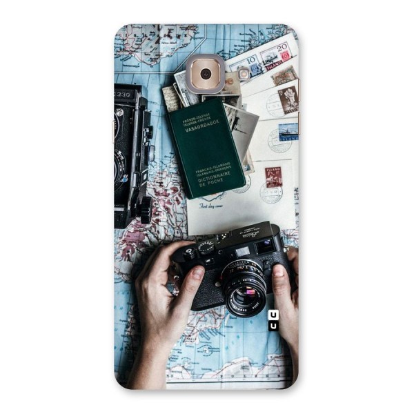 Camera and Postcards Back Case for Galaxy J7 Max