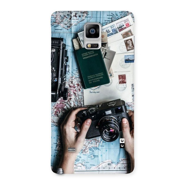 Camera and Postcards Back Case for Galaxy Note 4