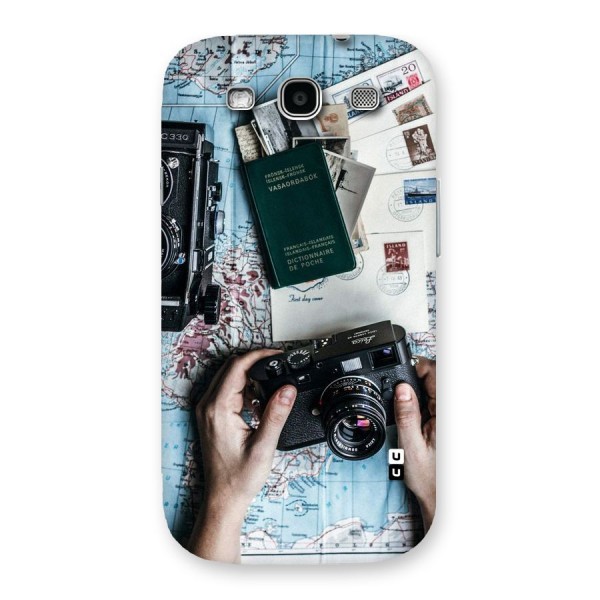 Camera and Postcards Back Case for Galaxy S3 Neo