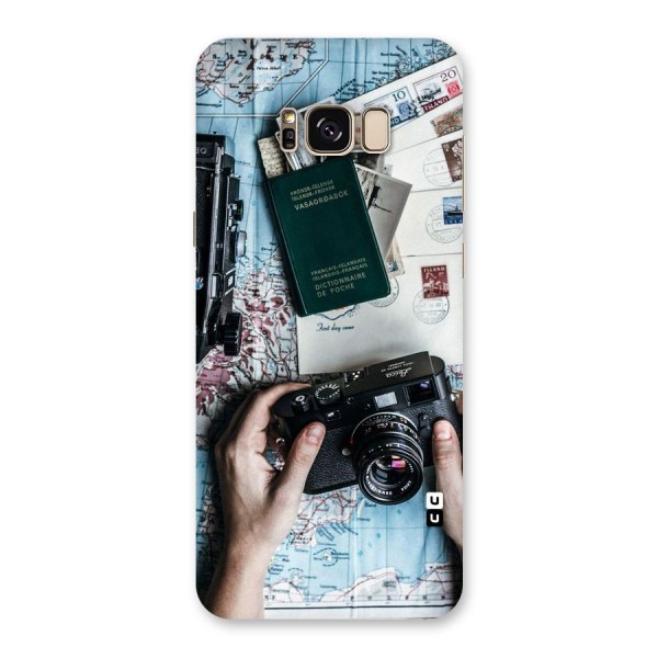 Camera and Postcards Back Case for Galaxy S8 Plus