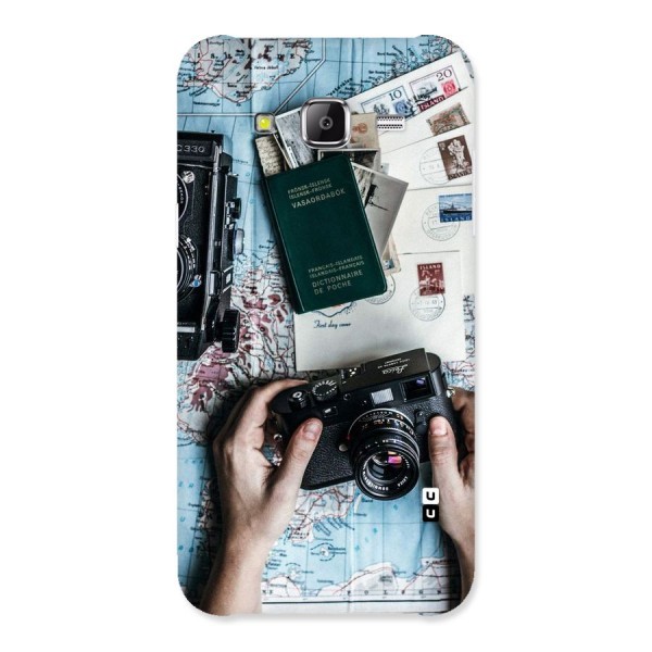 Camera and Postcards Back Case for Samsung Galaxy J5