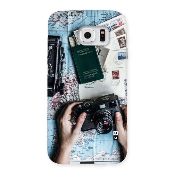 Camera and Postcards Back Case for Samsung Galaxy S6