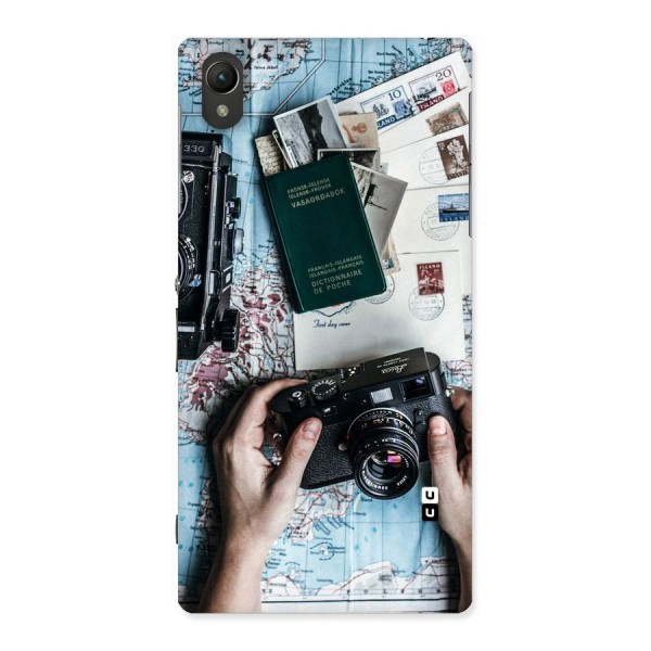 Camera and Postcards Back Case for Sony Xperia Z1