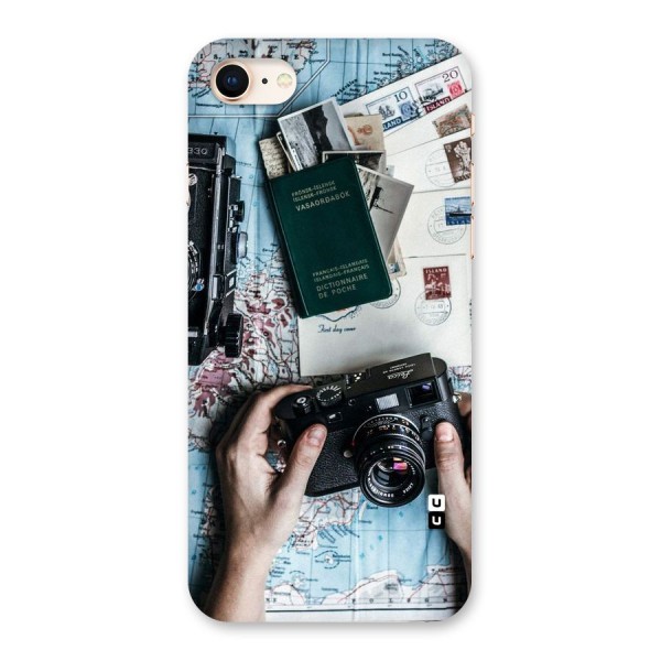 Camera and Postcards Back Case for iPhone 8
