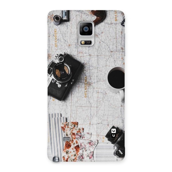 Camera Smoky Pipe Back Case for Galaxy Note 4