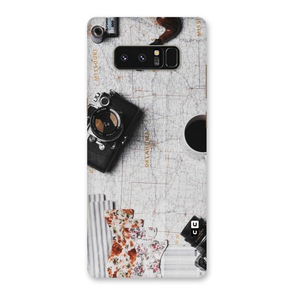 Camera Smoky Pipe Back Case for Galaxy Note 8