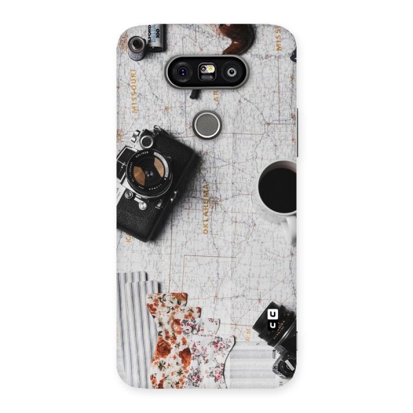 Camera Smoky Pipe Back Case for LG G5