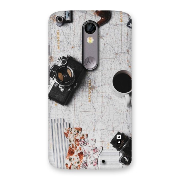 Camera Smoky Pipe Back Case for Moto X Force