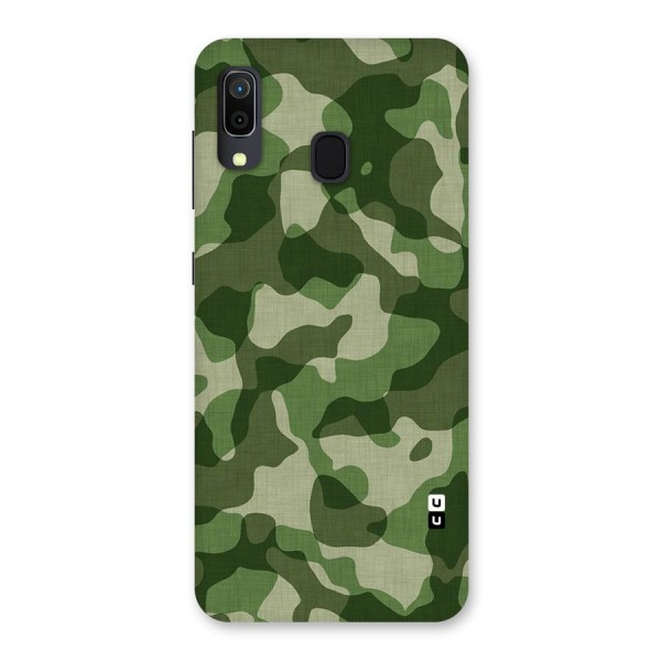 Camouflage Pattern Art Back Case for Galaxy A20