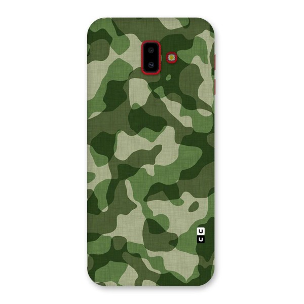 Camouflage Pattern Art Back Case for Galaxy J6 Plus