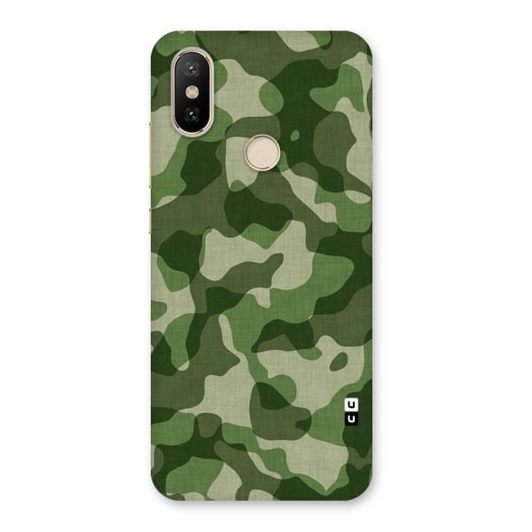 Camouflage Pattern Art Back Case for Mi A2