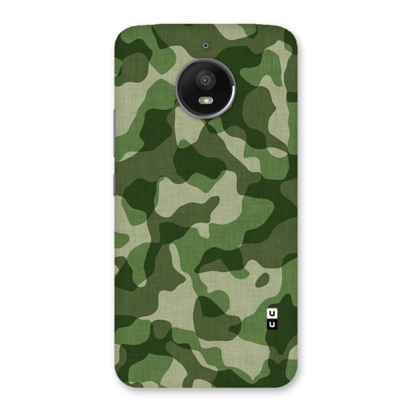 Camouflage Pattern Art Back Case for Moto E4 Plus