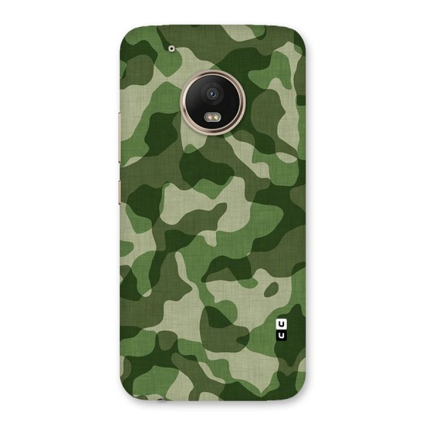 Camouflage Pattern Art Back Case for Moto G5 Plus