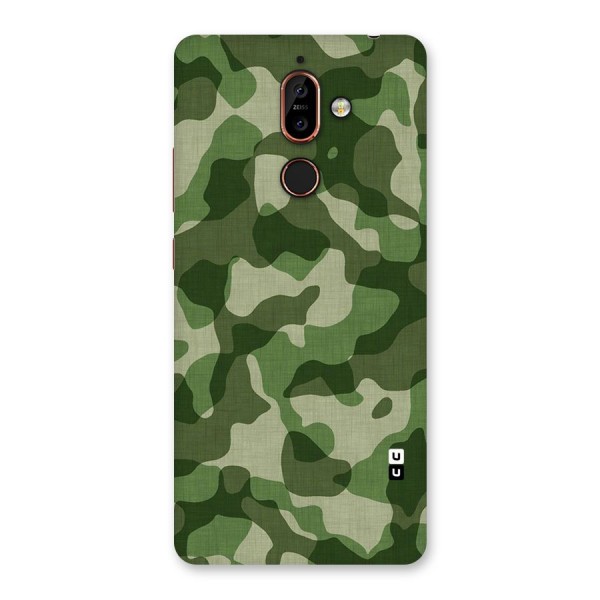 Camouflage Pattern Art Back Case for Nokia 7 Plus