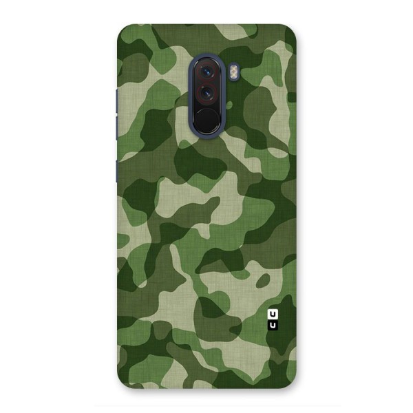 Camouflage Pattern Art Back Case for Poco F1