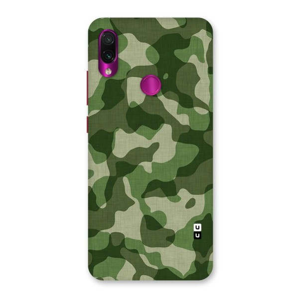 Camouflage Pattern Art Back Case for Redmi Note 7 Pro