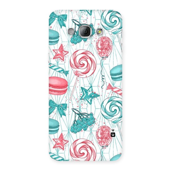 Candies And Macroons Back Case for Galaxy A8