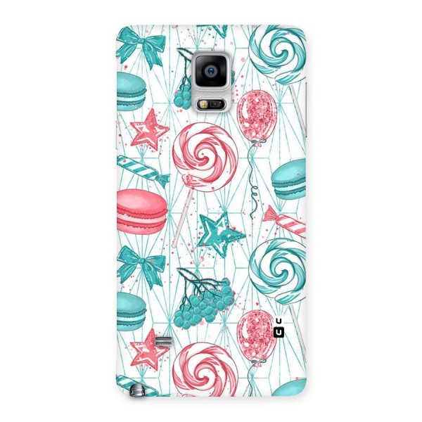 Candies And Macroons Back Case for Galaxy Note 4