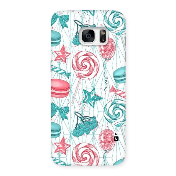 Candies And Macroons Back Case for Galaxy S7 Edge