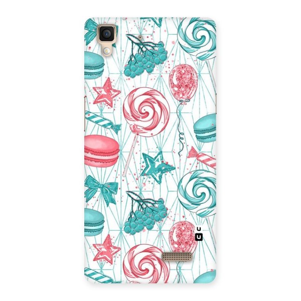 Candies And Macroons Back Case for Oppo R7