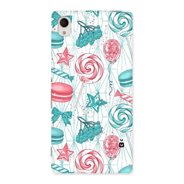 Candies And Macroons Back Case for Xperia M4 Aqua