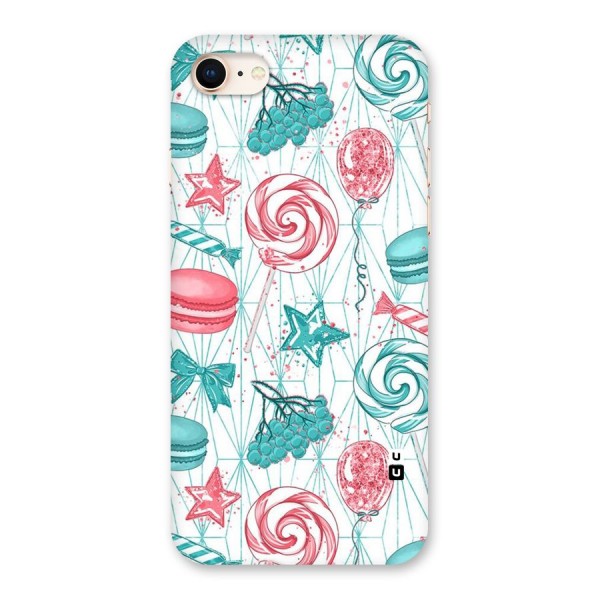 Candies And Macroons Back Case for iPhone 8